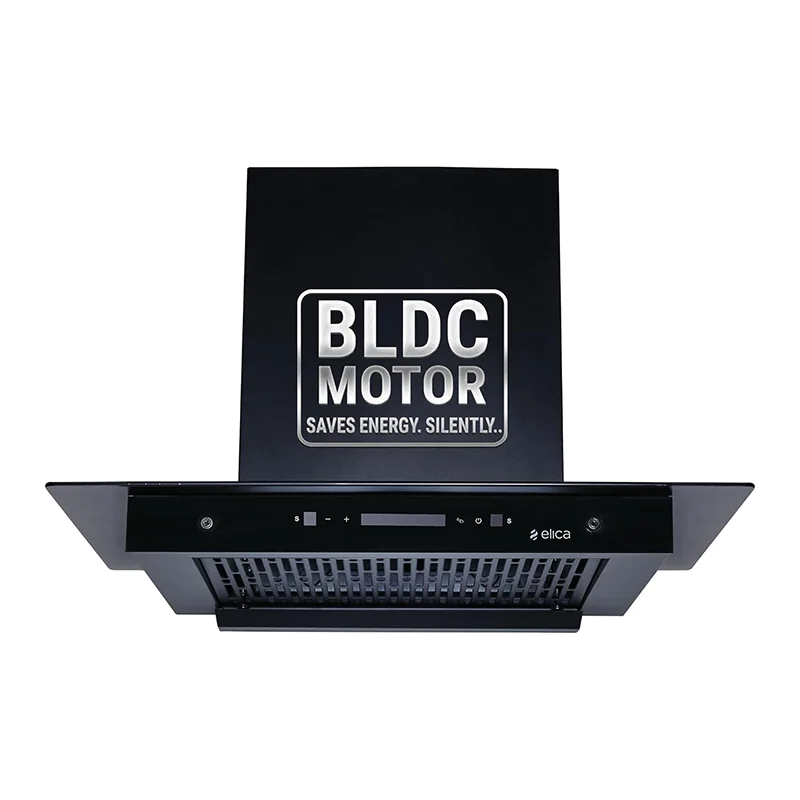 Elica 75cm 1500 m3/hr BLDC Filterless Autoclean Kitchen Chimney | Black