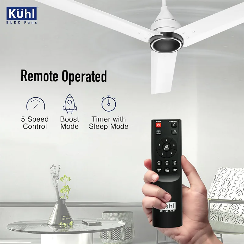KUHL Arctis A4 1200 mm BLDC Ceiling Fan 5 Year Warranty | White Dual