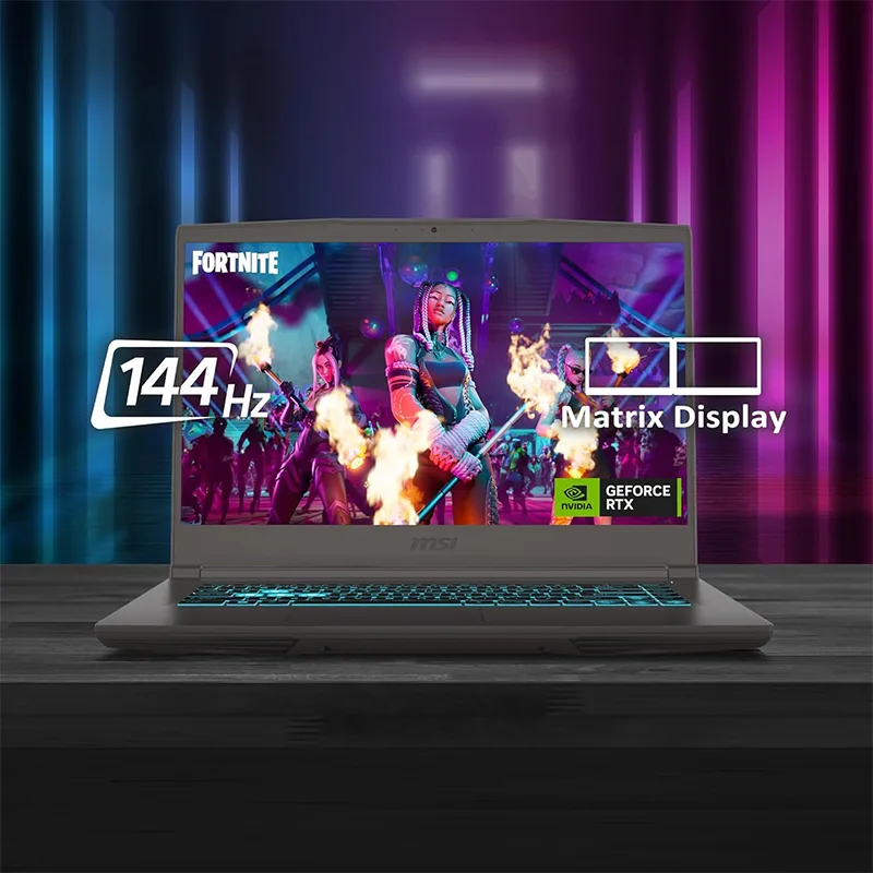 MSI Thin 15, Intel 13th Gen. Core i5-13420H, Gaming Laptop | Cosmos Gray