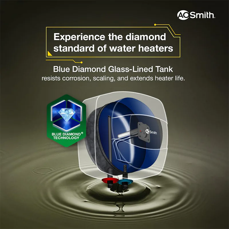 AO Smith Geyser 15 Litre 5 Star Water Heater