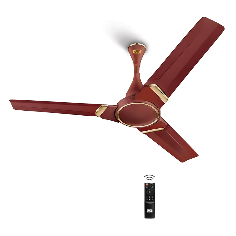 KUHL Prima A3 1200mm BLDC Ceiling Fan with Remote | Brown