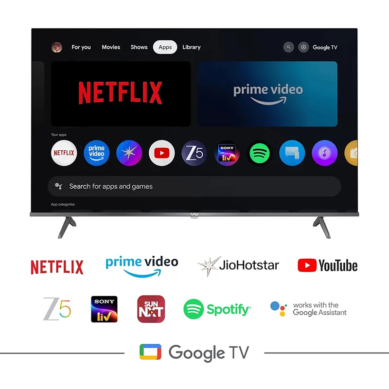VU GloQLED 4K QLED Smart Google TV