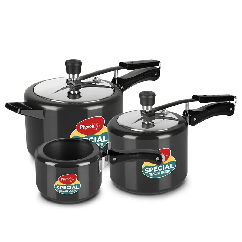 Pigeon Aluminium Hard Anodized Pressure Cooker