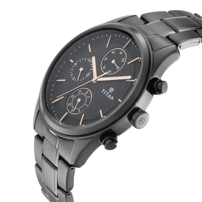 Titan Analogue Men's Watch | Black