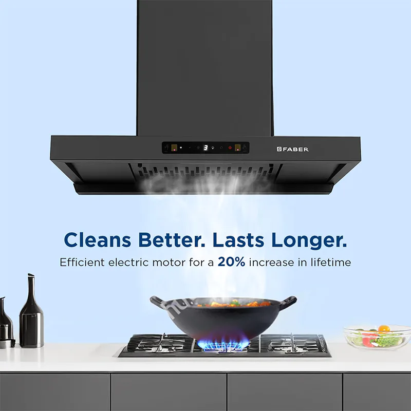 Faber Coral 75cm 1500m³/hr BLDC Autoclean Kitchen Chimney | Hood Coral
