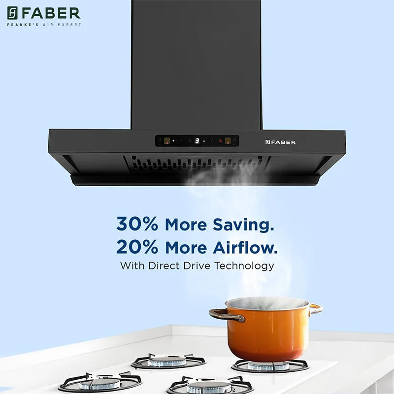 Faber Coral 75cm 1500m³/hr BLDC Autoclean Kitchen Chimney | Hood Coral