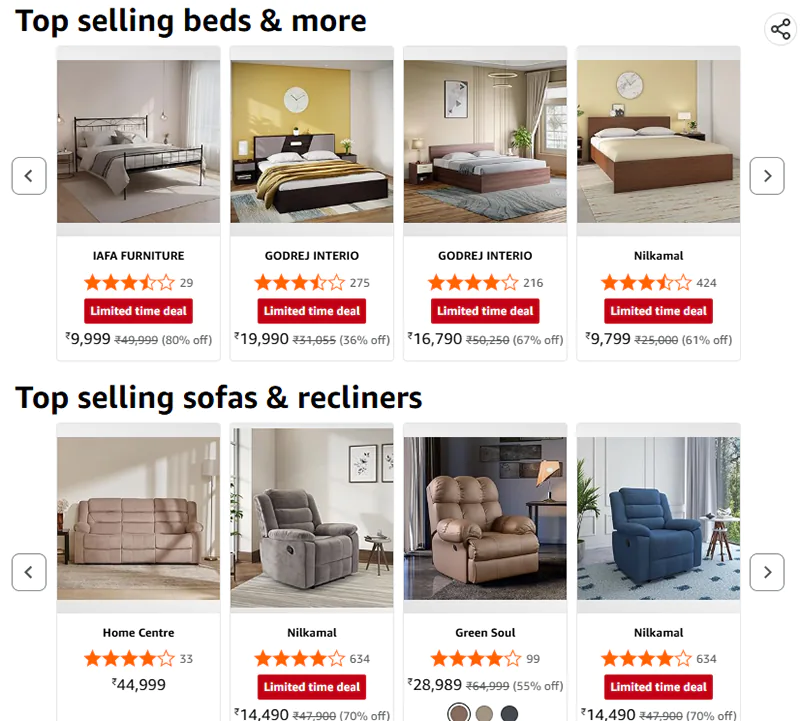 Buy Furniture Online on Amazon.in